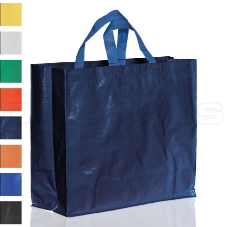 BORSA SHOPPER SACCHETTO DI POLIPROPILENE LAMINATO CM 45X18X40